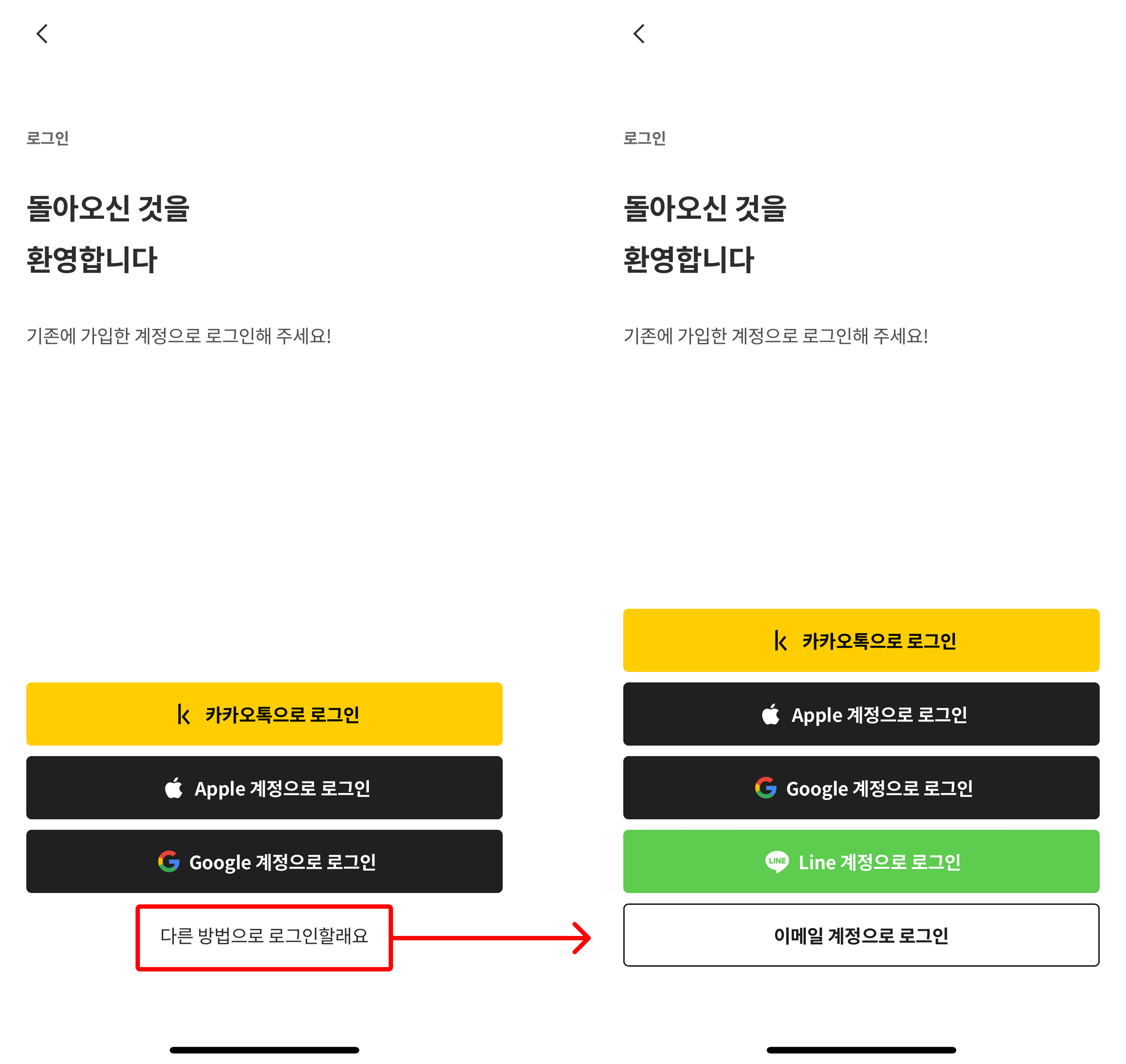국가와 무관하게 모든 로그인 수단 이용 가능.png